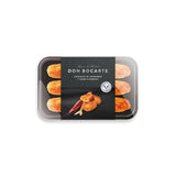 Croquetas de carabinero y gamba flambeada