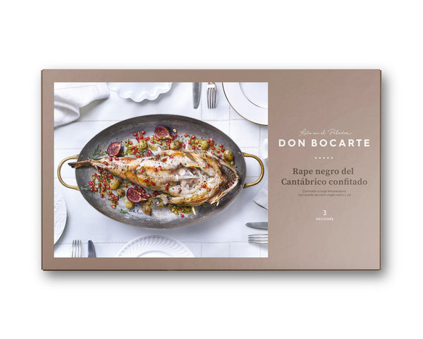 Rape negro confitado 3 Raciones