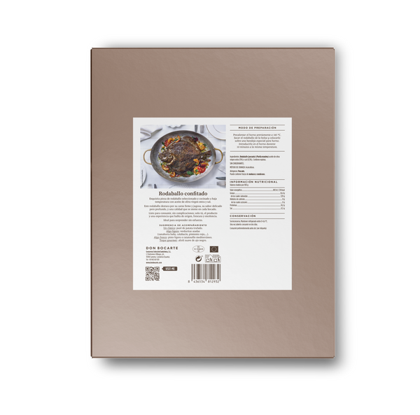 Rodaballo  confitado 3 Raciones