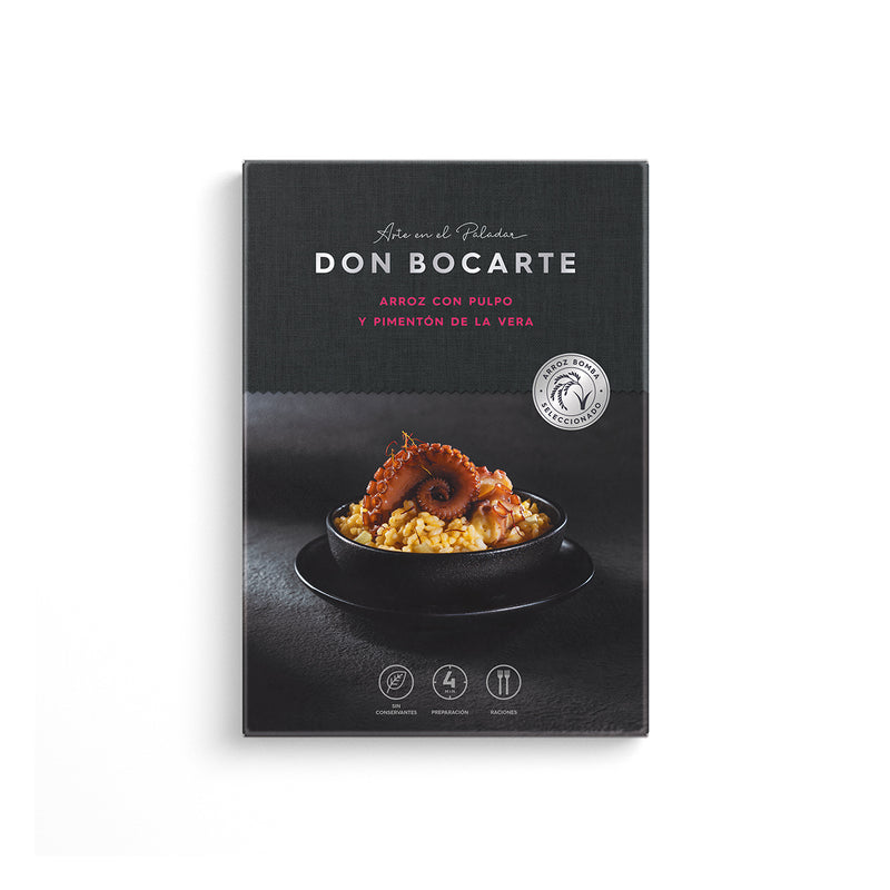 Don Bocarte - Arroz con pulpo y pimentón de la Vera