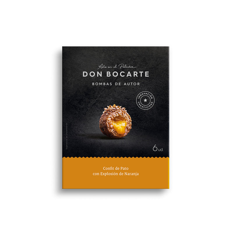 Confit de Pato con Explosión de Naranja